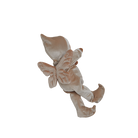 Decorative figurine of a fairy with a butterfly on a white background
