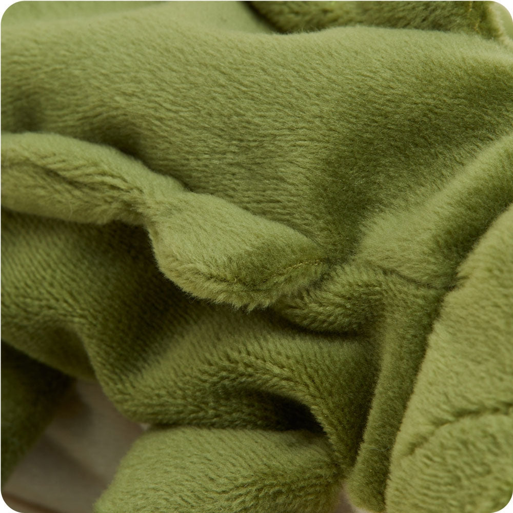 Close-up of a green textured fabric