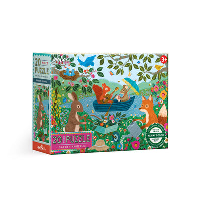 20 Piece Puzzle - Garden Friends by Eeboo