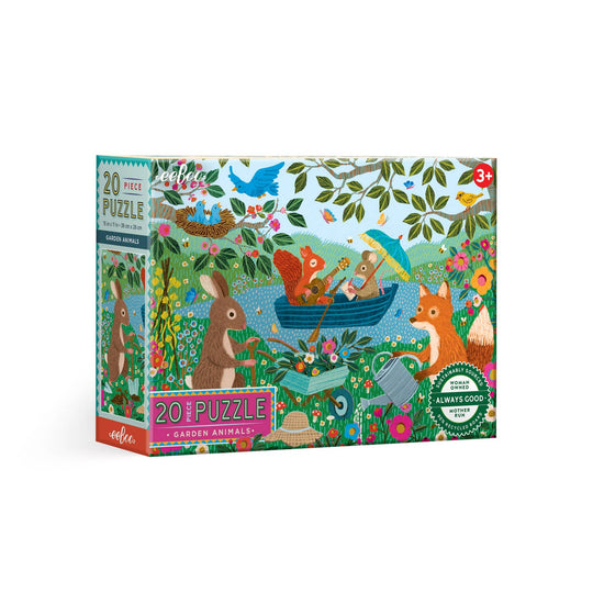 20 Piece Puzzle - Garden Friends by Eeboo