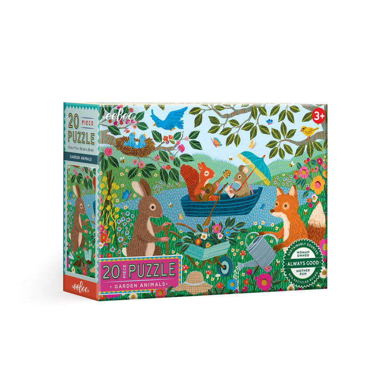 20 Piece Puzzle - Garden Friends by Eeboo