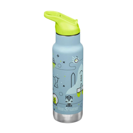 12oz Classic Kid's Insulated Water Bottle with Flip Seal Sport Cap by Klean Kanteen