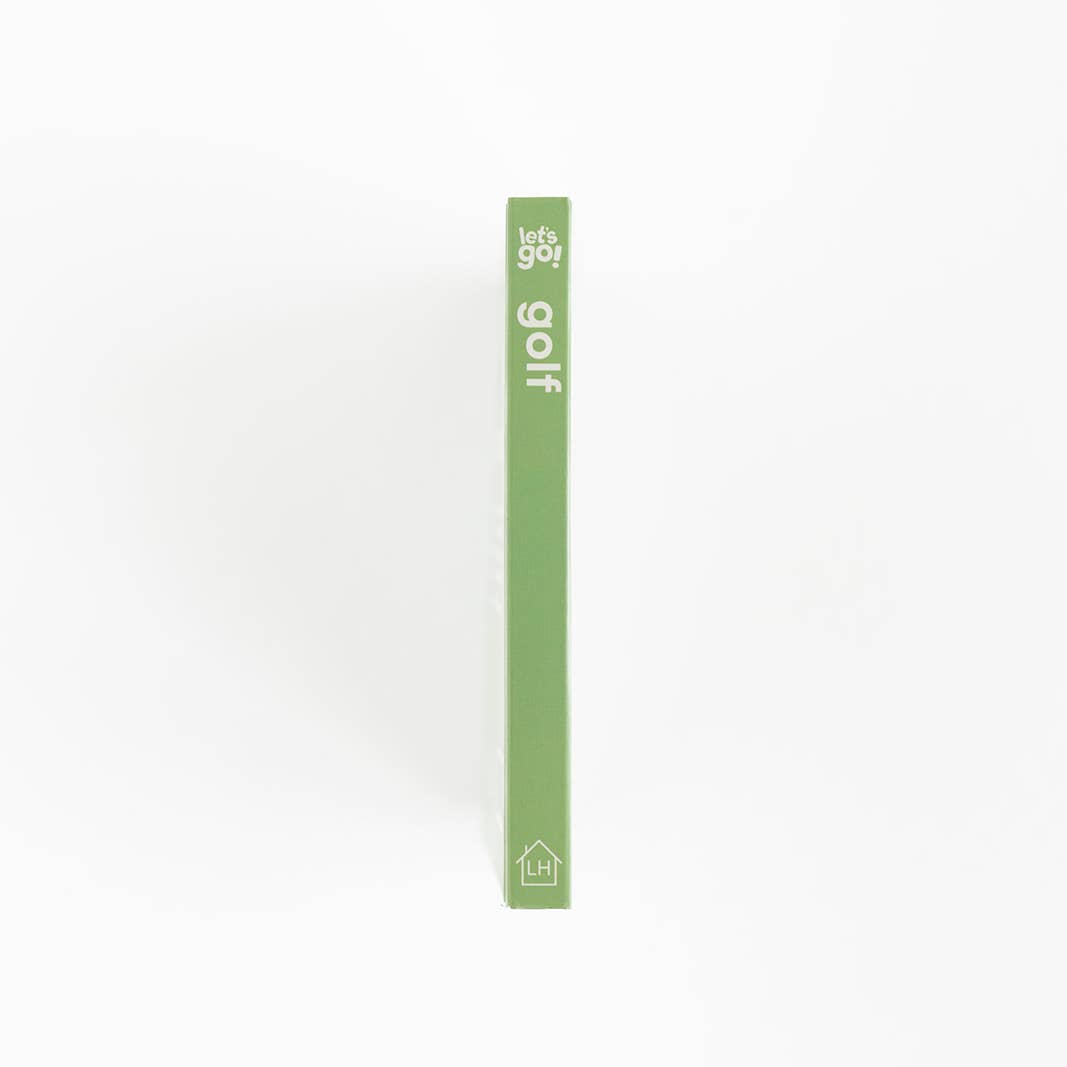Green pen with 'golf' text on a white background