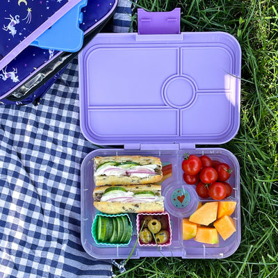 Yumbox Tapas Bento Lunch Box - 4 Compartment - Seville Purple