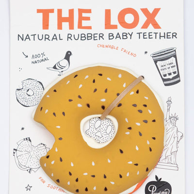 The Lox Bagel Teether by PiccoliNY