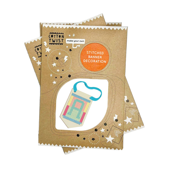 Make Your Own Stitched Banner Decoration Kit by Cotton Twist