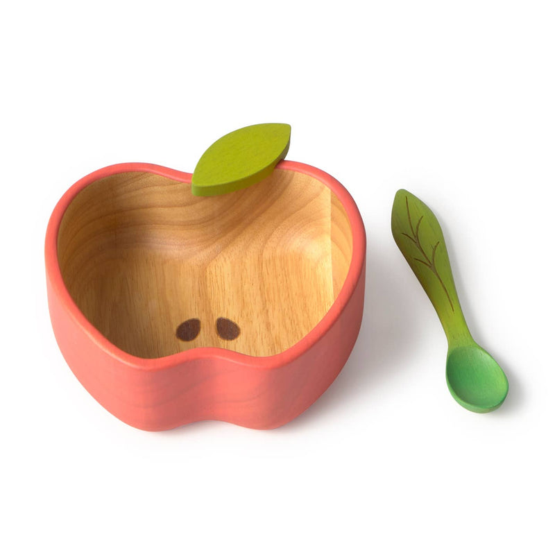 Pepa the Apple Bowl & Spoon Set by Oli & Carol