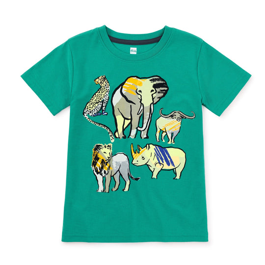 Big Five Graphic Tee - Viridis by Tea Collection FINAL SALE