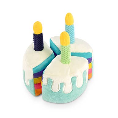 Party Time Collection Bone-Appetit Cake Dog Toy by P.L.A.Y.