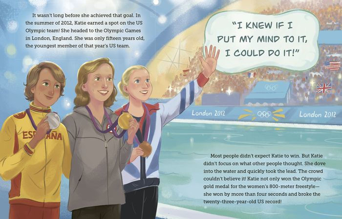 Katie Ledecky: A Little Golden Book Biography - Hardcover