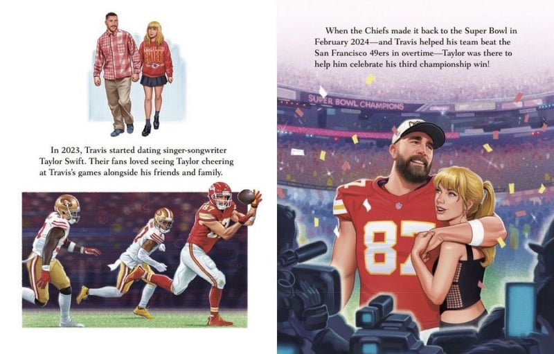 The Kelce Brothers: A Little Golden Book Biography - Hardcover