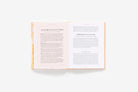 Open book on a white background