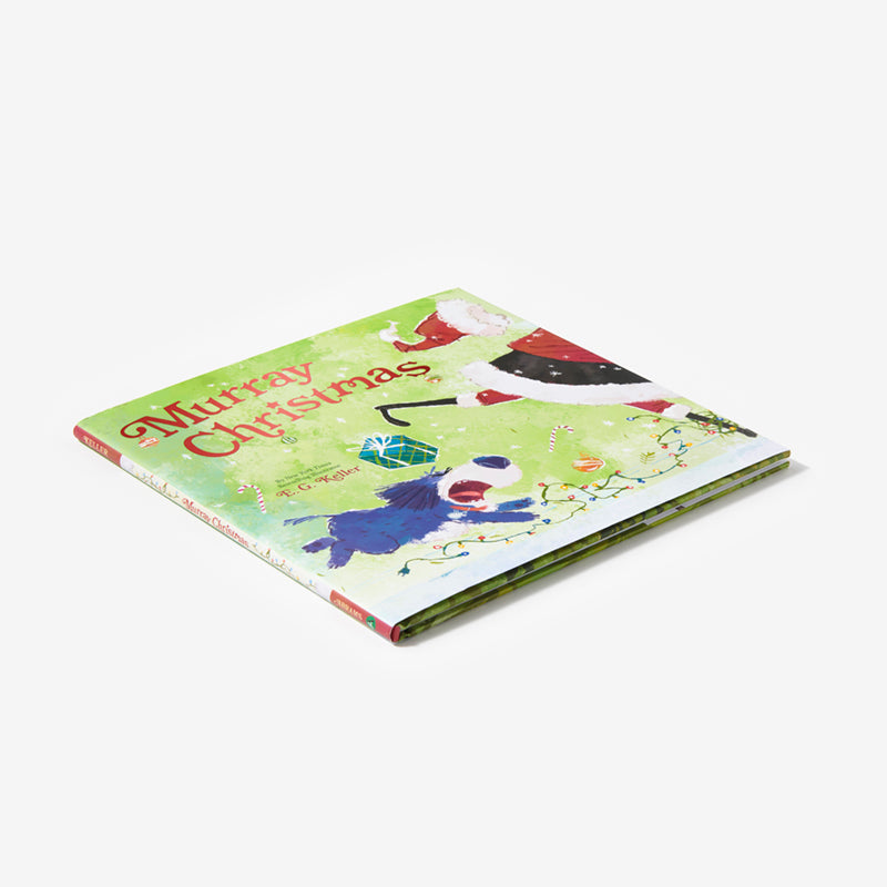 Children's book titled 'Muffin Christmas' on a white background