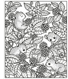 Illustration from the Woodland Magic Painting Book published by Usborne, illustrated by Federica Iossa.