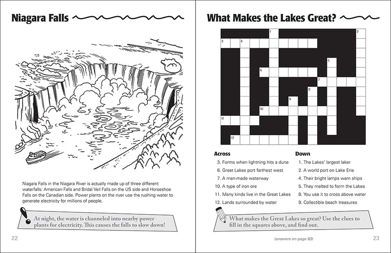 Great Lakes Activity Book by AdventureKEEN