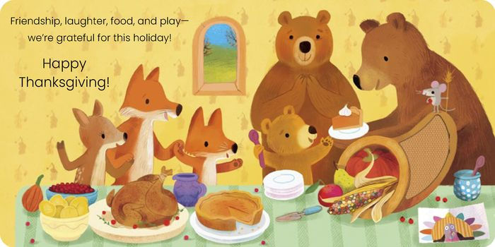 Thanksgiving Friends - Board Book