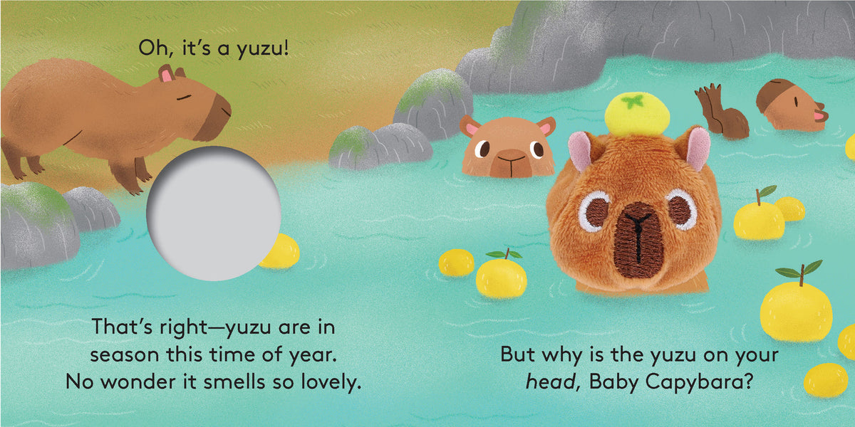 Botique Sign Board Baby Capybara - Finger Puppet Board Book – Pacifier Kids Boutique