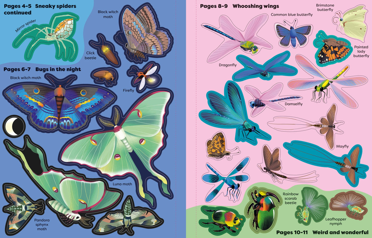 Two children's coloring books with butterfly designs on a white background
