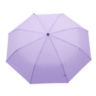 Purple umbrella on a white background