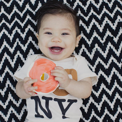 The Lox Bagel Teether by PiccoliNY