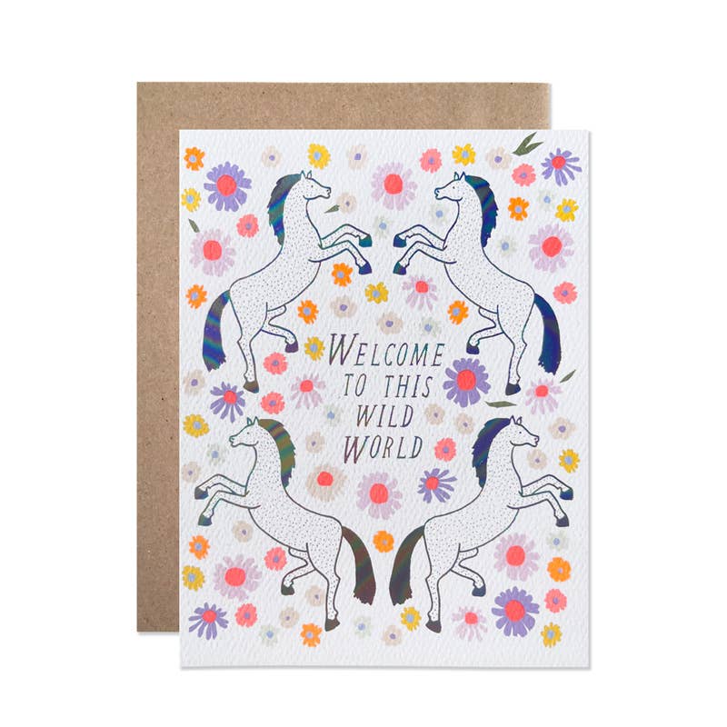 Welcome to this Wild World Card by Hartland Cards