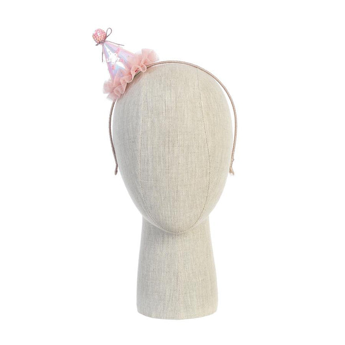 Mini Party Hat Headband - Pink by Dear Ellie