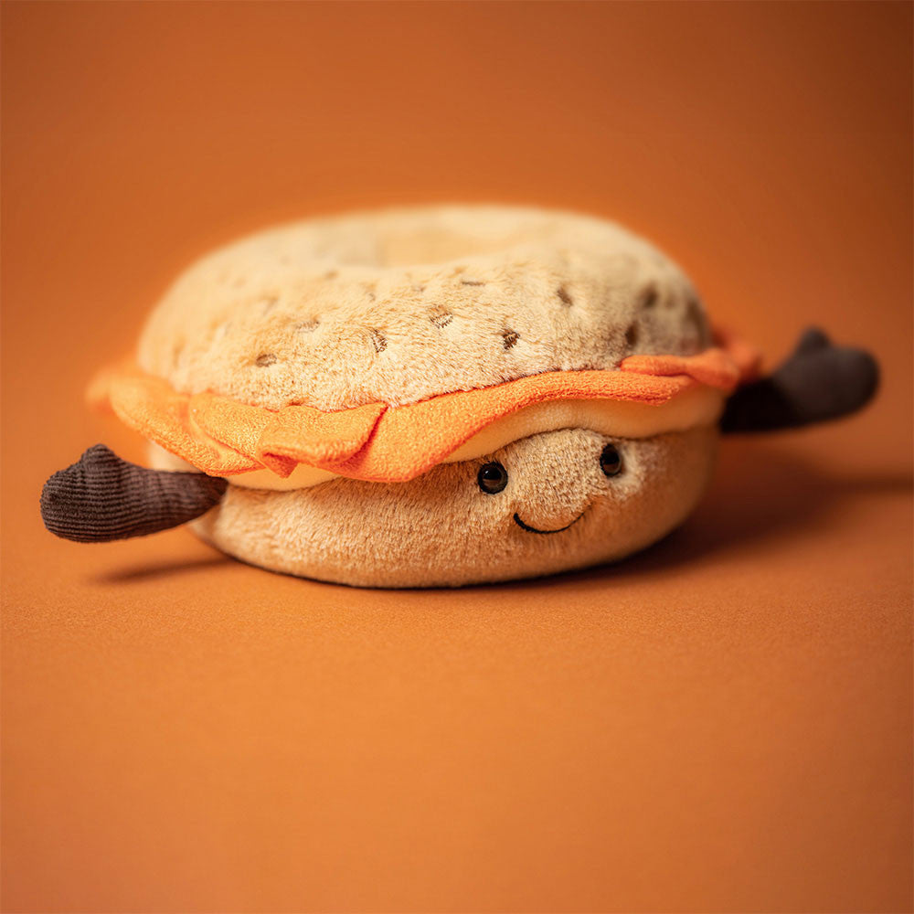  Amuseables Bagel ぬいぐるみ ベーグル パン Amuseables Bagel by Jellycat – Pacifier Kids Boutique