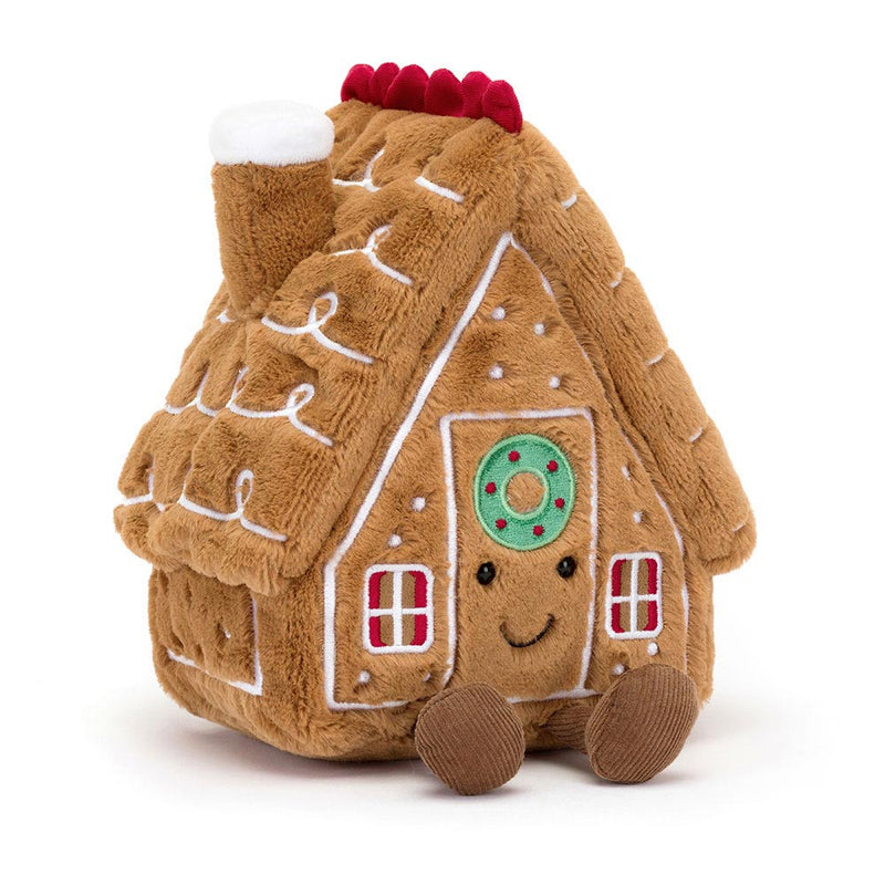 Amuseable Gingerbread House - 8.6x7 Inch by Jellycat