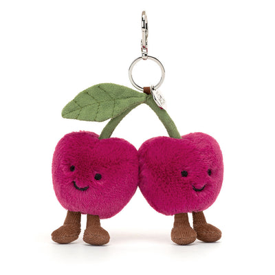 Amuseables Cherries Bag Charm by Jellycat