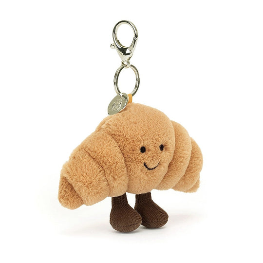 Amuseables Croissant Bag Charm by Jellycat