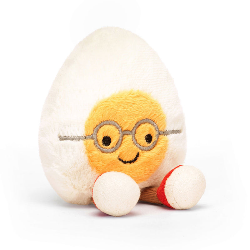 Amuseables Boiled Egg Geek - 6 Inch by Jellycat
