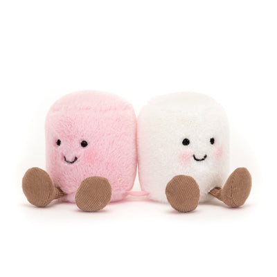 Amuseable Pink and White Marshmallows - 5x4 Inch by Jellycat