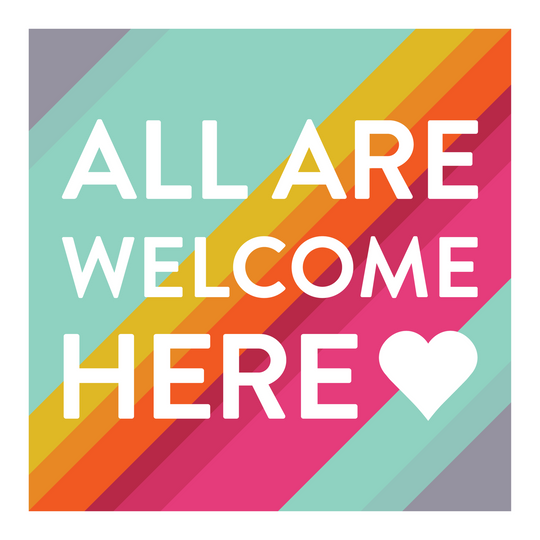 All Are Welcome Here Yard Sign - English / Minnesota