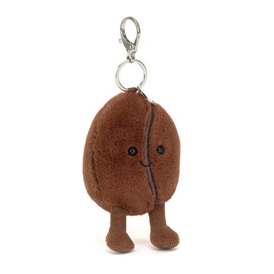 Amuseables Coffee Bean Bag Charm by Jellycat