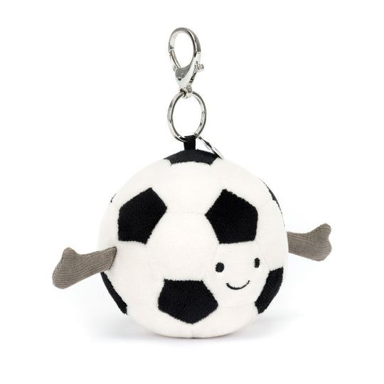 Amuseables Sports Soccer Bag Charm by Jellycat