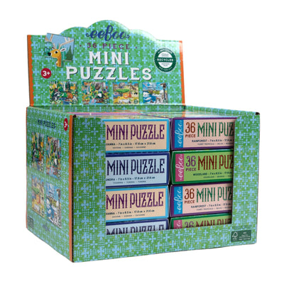 36 Piece Wild Habitats Mini Puzzle by Eeboo
