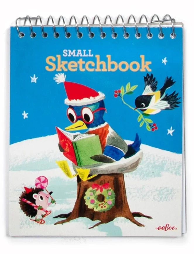 Small Sketchbook - Woodland Holiday by Eeboo FINAL SALE