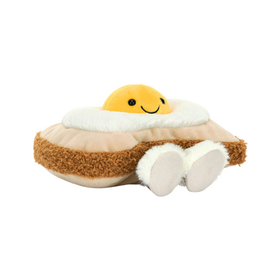 Amuseables Egglantine Egg On Toast - 6.25 Inch by Jellycat