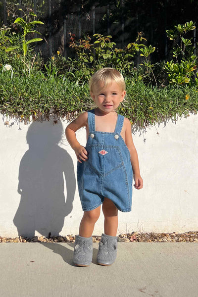 Wren Soft Sole Boots - Grey by Robeez