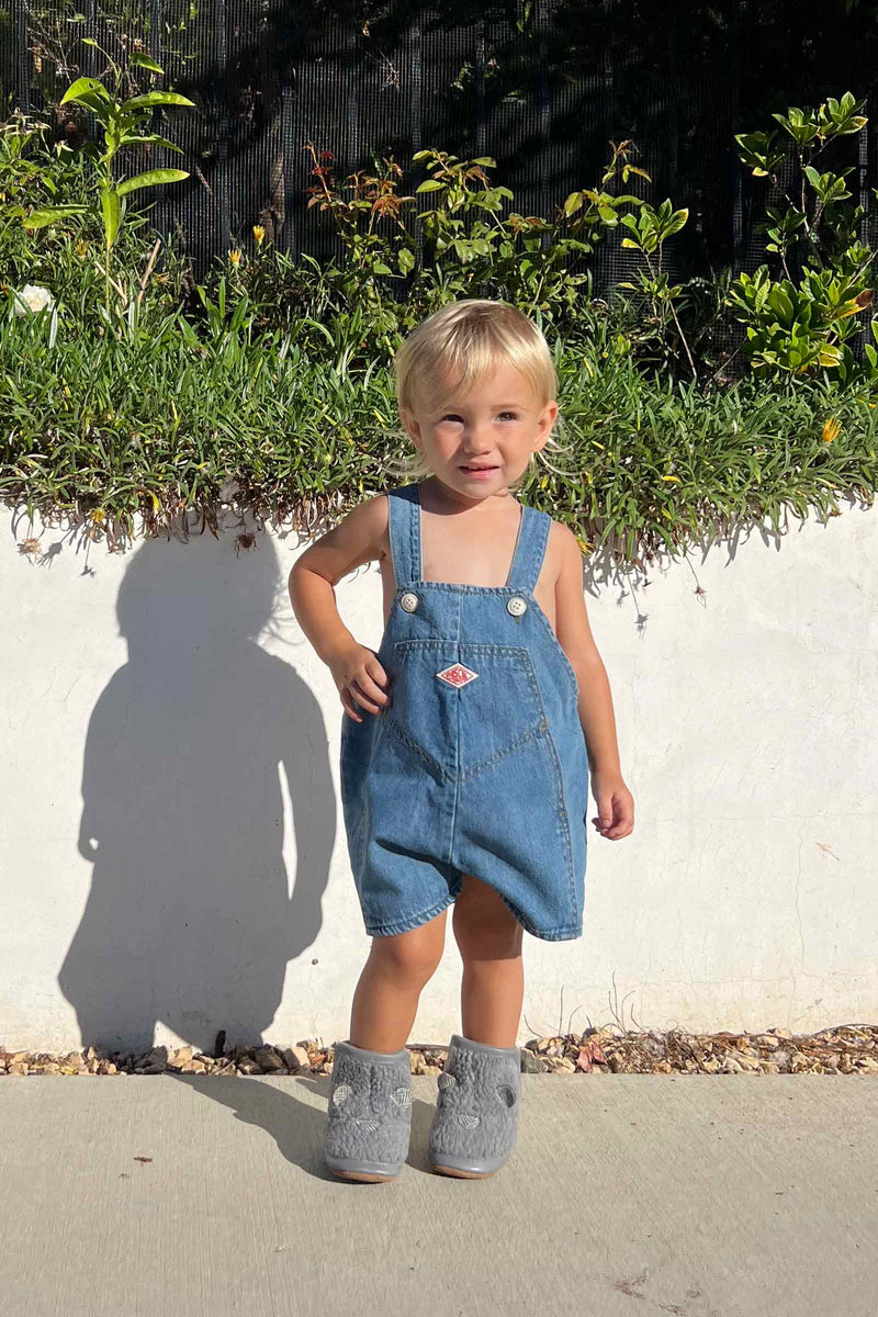 Wren Soft Sole Boots - Grey by Robeez