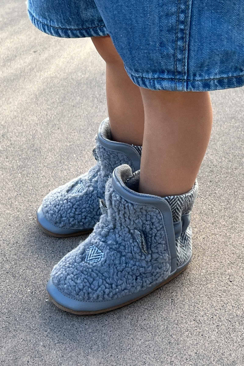 Wren Soft Sole Boots - Grey by Robeez