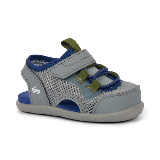 Aven First Walker Shoe - Grey by See Kai Run - FINAL SALE