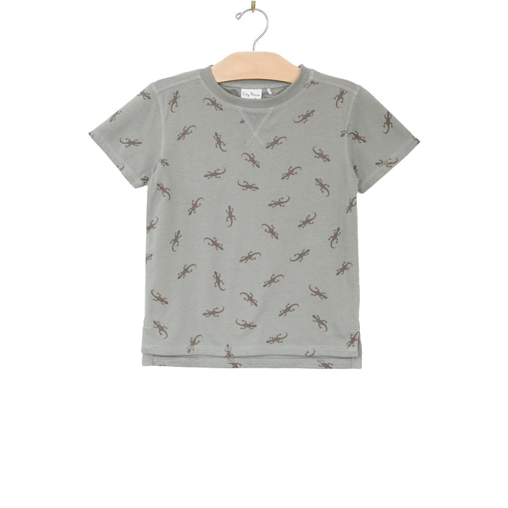 Salamander Whistle Patch Tee - Pond by City Mouse - FINAL SALE