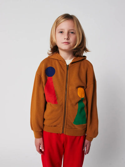 Chess Pawn Zipped Hoodie by Bobo Choses