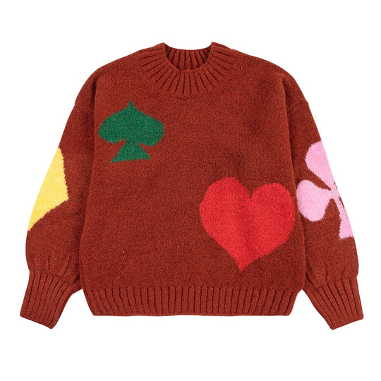 Bobo Joker Jacquard Turtle Neck Jumper by Bobo Choses