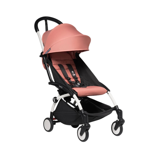 BABYZEN Stroller YOYO² 6+ in White / Ginger