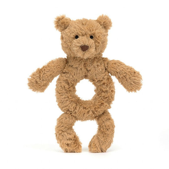 Bartholomew Bear Ring Rattle by Jellycat