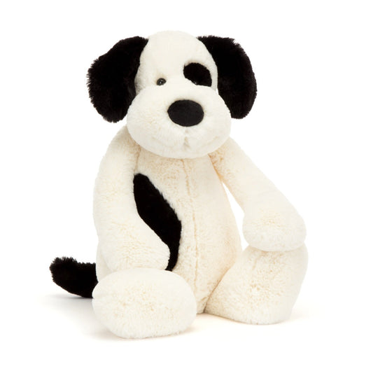 Bashful Black & Cream Puppy - Really Big by Jellycat