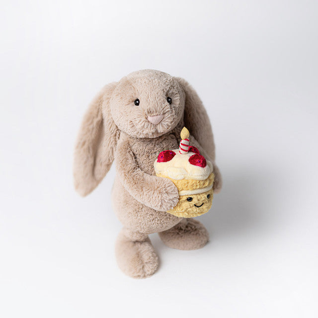  Bashful Beige Bunny Birthdayうさぎ Bashful Beige Bunny Birthday by Jellycat – Pacifier Kids Boutique