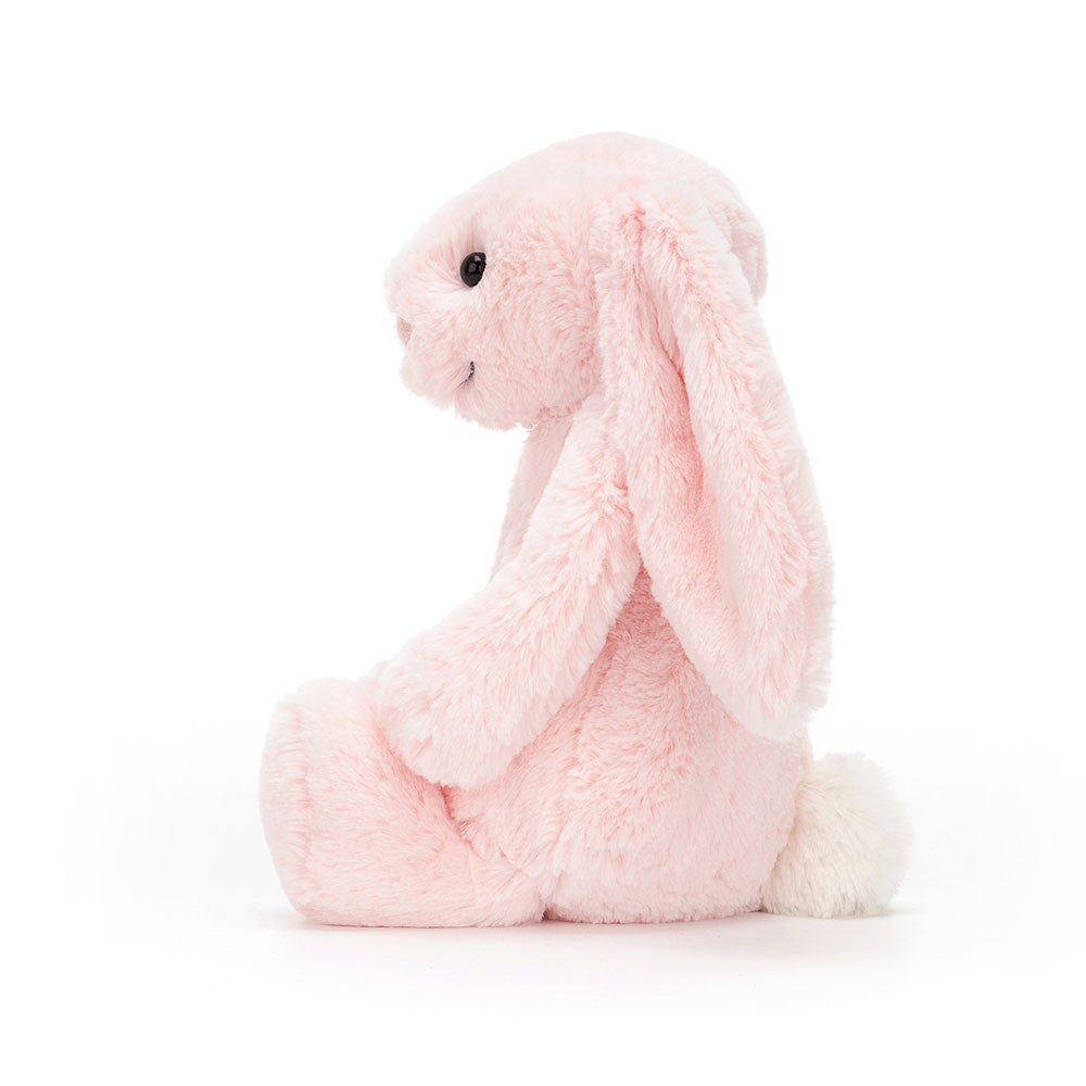 open lace back dress Pink & White Sweater for Jellycat Bashful Bunny (Small) – Z Creations main image 0